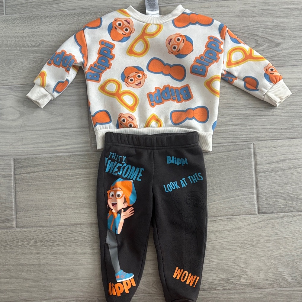 BLIPPI Kids Bottoms Set - Black and White